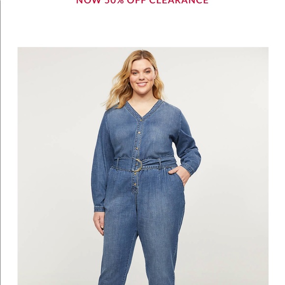 Lane bryant denim jumper - Picture 4 of 4